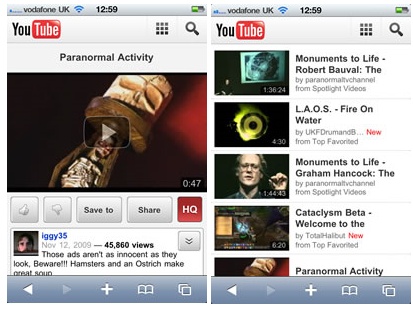 Youtube html 5
