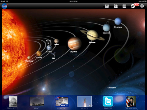 nasa app ipad
