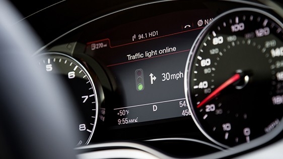Audi lanza una nueva tecnología que avisa cuando los semáforos están en verde