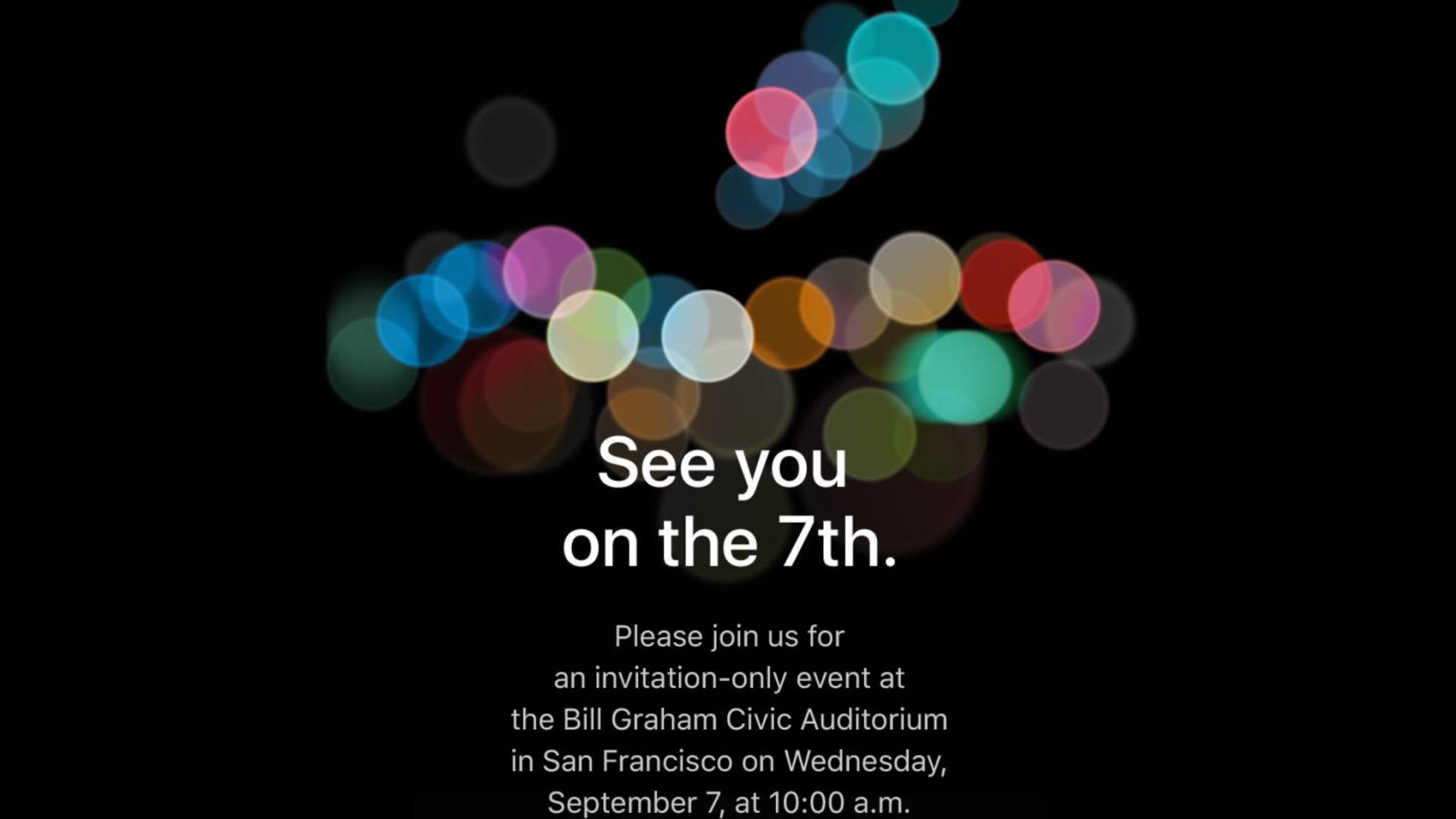 El Iphone 7 será presentado el 7 de septiembre